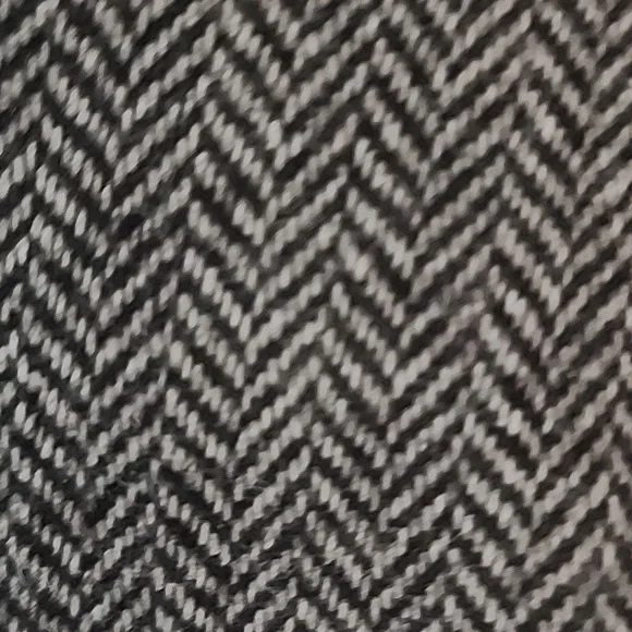 Mango Gray Wool Herringbone Trousers - Picture 3 of 6